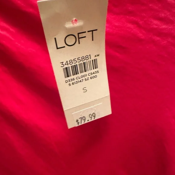 💞LOFT Bold Pink Maxi Skirt 💞 - Picture 3 of 7